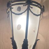 Bronze and polished glass suspension circa 1900