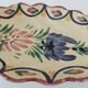 Vintage HB Quimper shell butter dish
