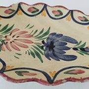 Vintage HB Quimper shell butter dish