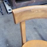 Pair of bistro chairs signed Baumann 1950