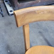 Paire de chaises de bistrot signé Baumann 1950