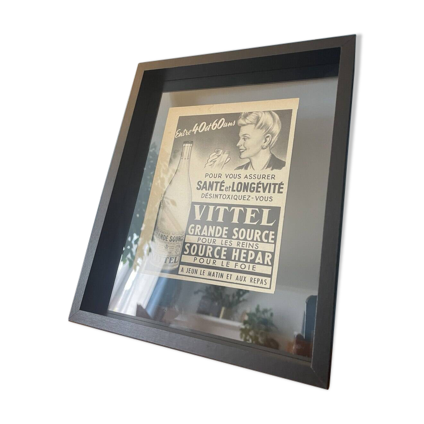 Vintage Advertising Vittel 1 Paris Match 1950 A5