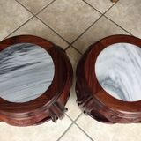 Pair of Asian side tables