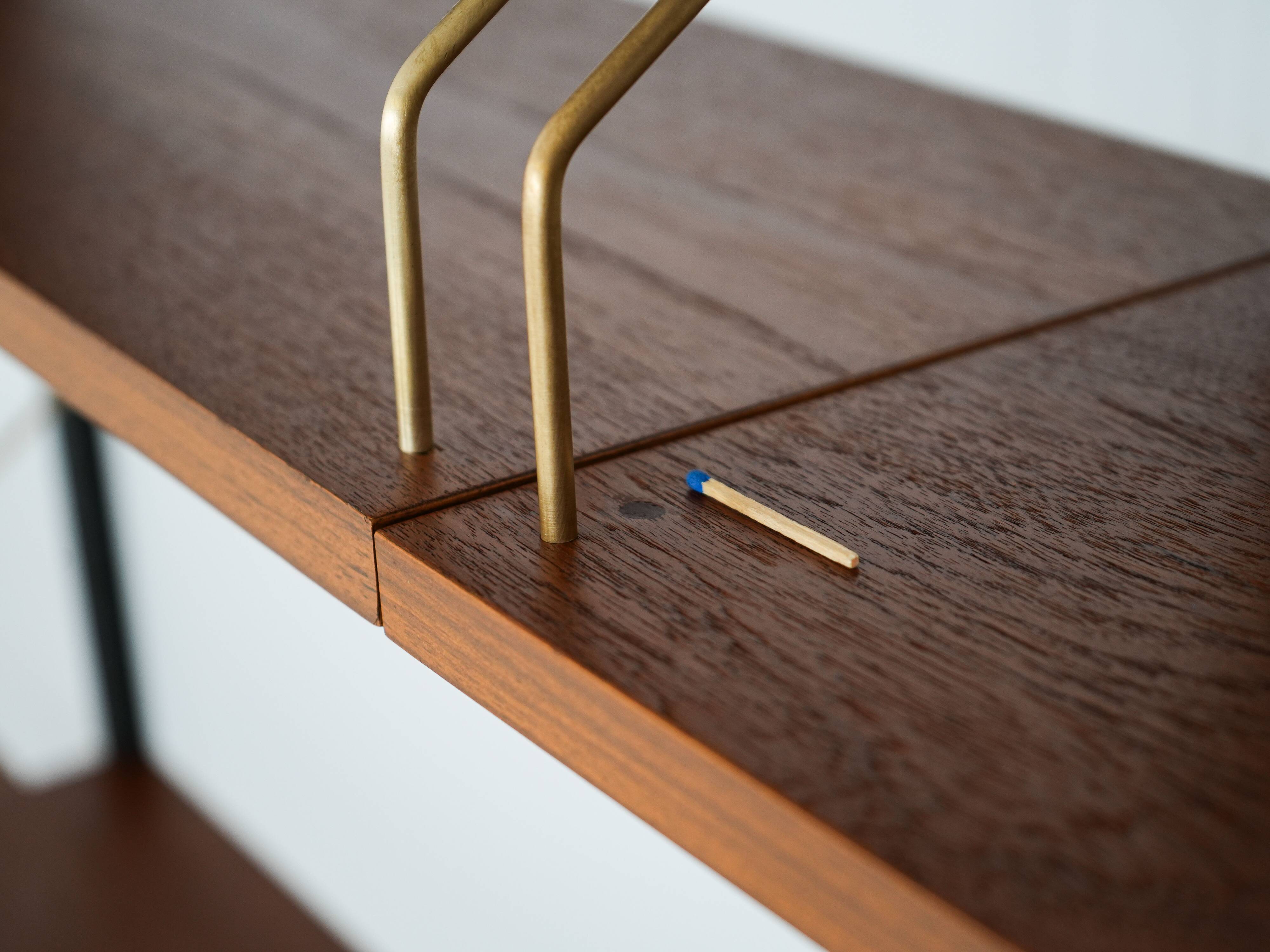 Teak system bookcase, Danish design, 1960s, production: Denmark