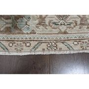 1970s Vintage Persian Handmade Wool Cotton Brown Area Rug 281x370