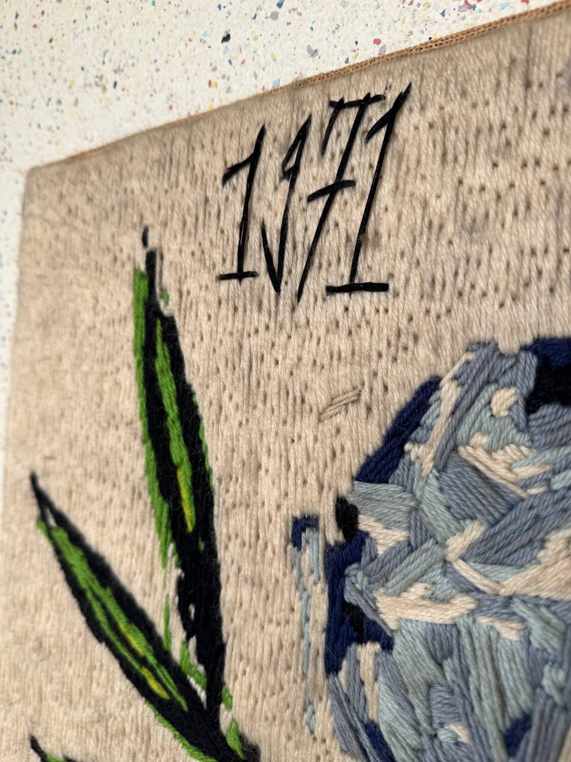 Tapestry Hortensias Bernard Buffet 70s