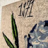 Tapestry Hortensias Bernard Buffet 70s