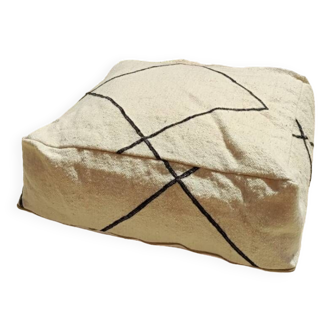 Bohemian style Berber pouf