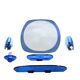 Cobalt blue bathroom set, attributed to Fontana Arte, 1970.