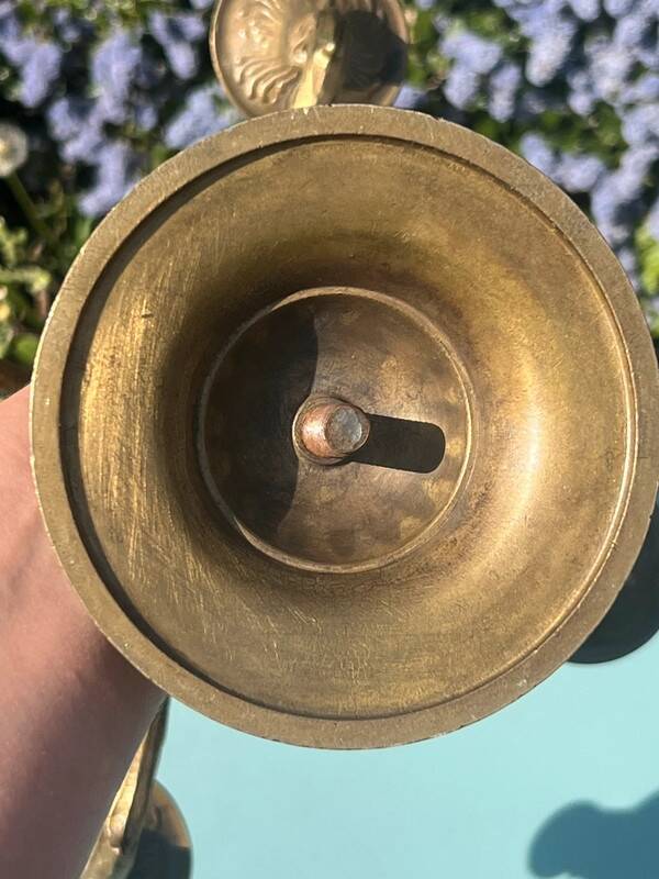 Antique Brass Candlestick – Louis XVI Style, 20th Century