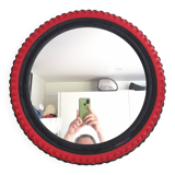 BMX tire mirror Ikea Volda red