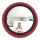 BMX tire mirror Ikea Volda red