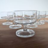 6 cavalier champagne glasses