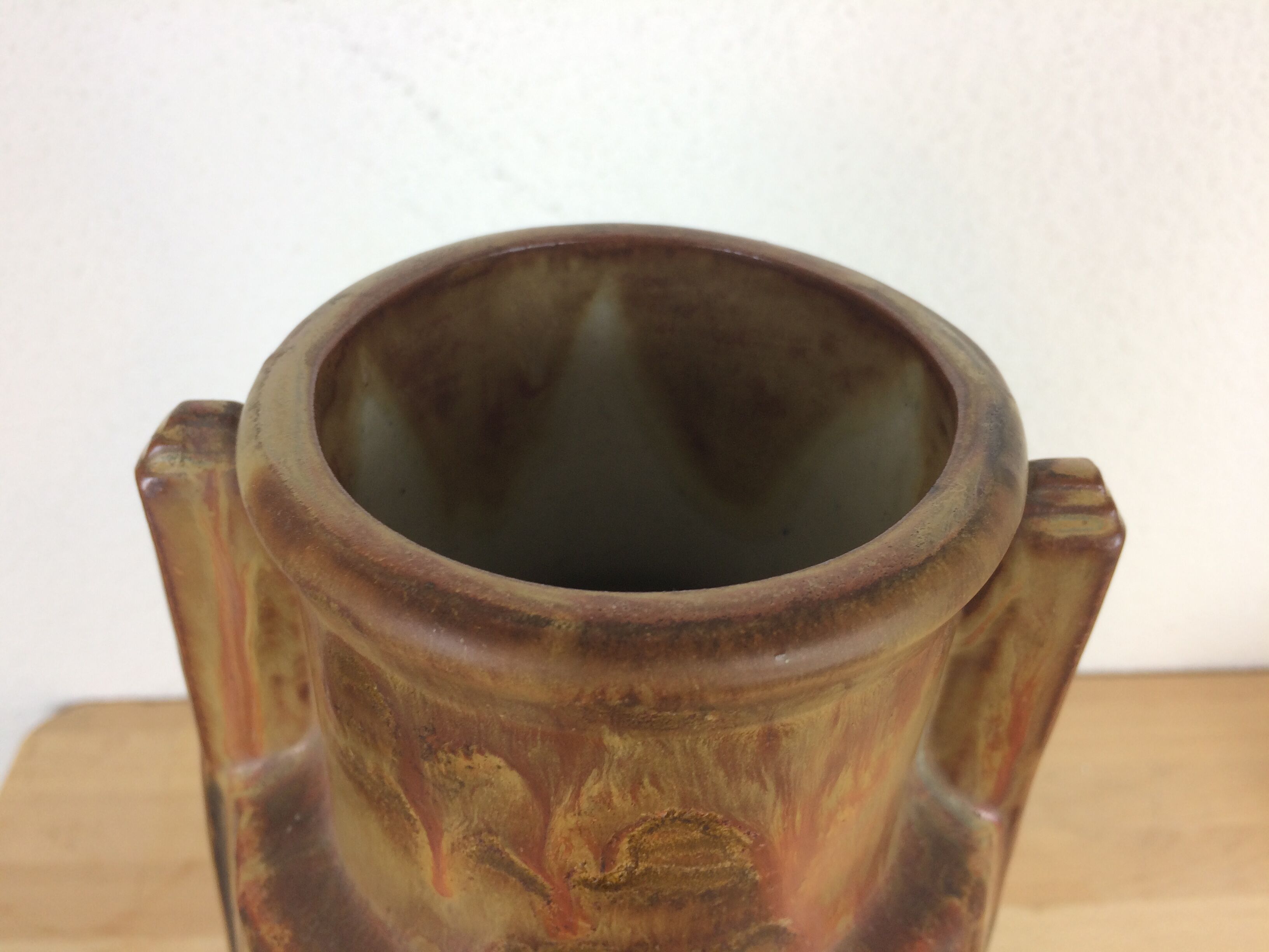 French art deco vase by Gilbert Metenier 42 cm