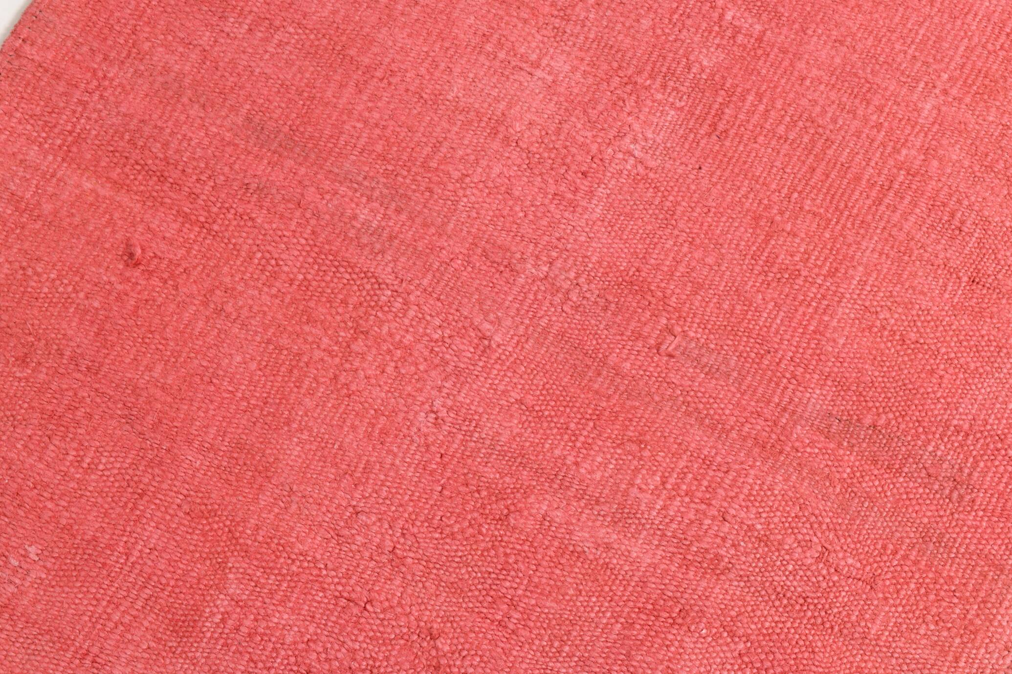 Pink Salmon Vintage Runner Rug, 79x345Cm