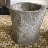 Pair of concrete planters