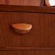 Restored teak bureau desk