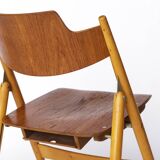 Set of 6 Egon Eiermann SE18 Folding Chairs – Wilde + Spieth, 1950s, Teak