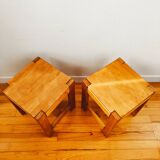 Pair of vintage Scandinavian style sofa ends