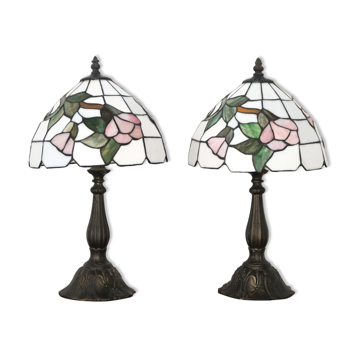 Pink Tiffany lamp
