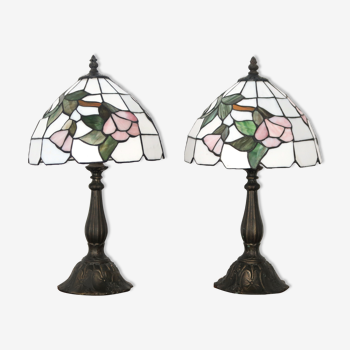 Pink Tiffany lamp