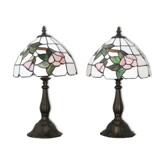 Pink Tiffany lamp