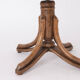 Chaise de bureau vintage en bois courbé tresse viennoise