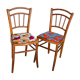 Pair of chairs wax