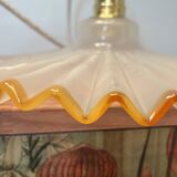 Vintage serrated pendant light