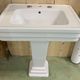 Art deco period washbasin Jacob Delafon 1930 - L=67cm, D=50.5cm, H=80cm.