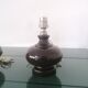 Pair of lamp feet of vintage glass - 1970