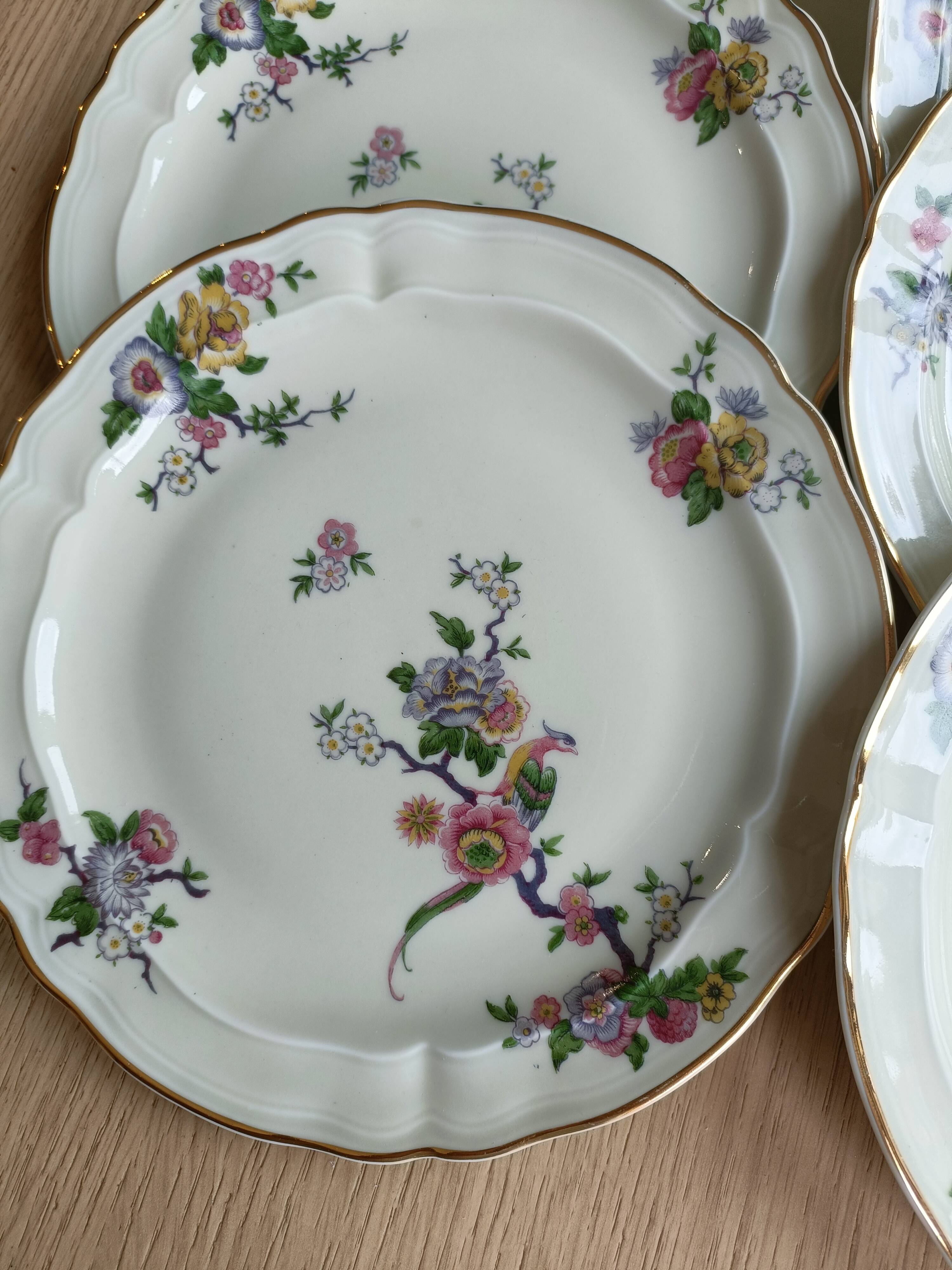 6 dessert plates Bernardaud Bengali model