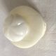 Carved alabaster pot
