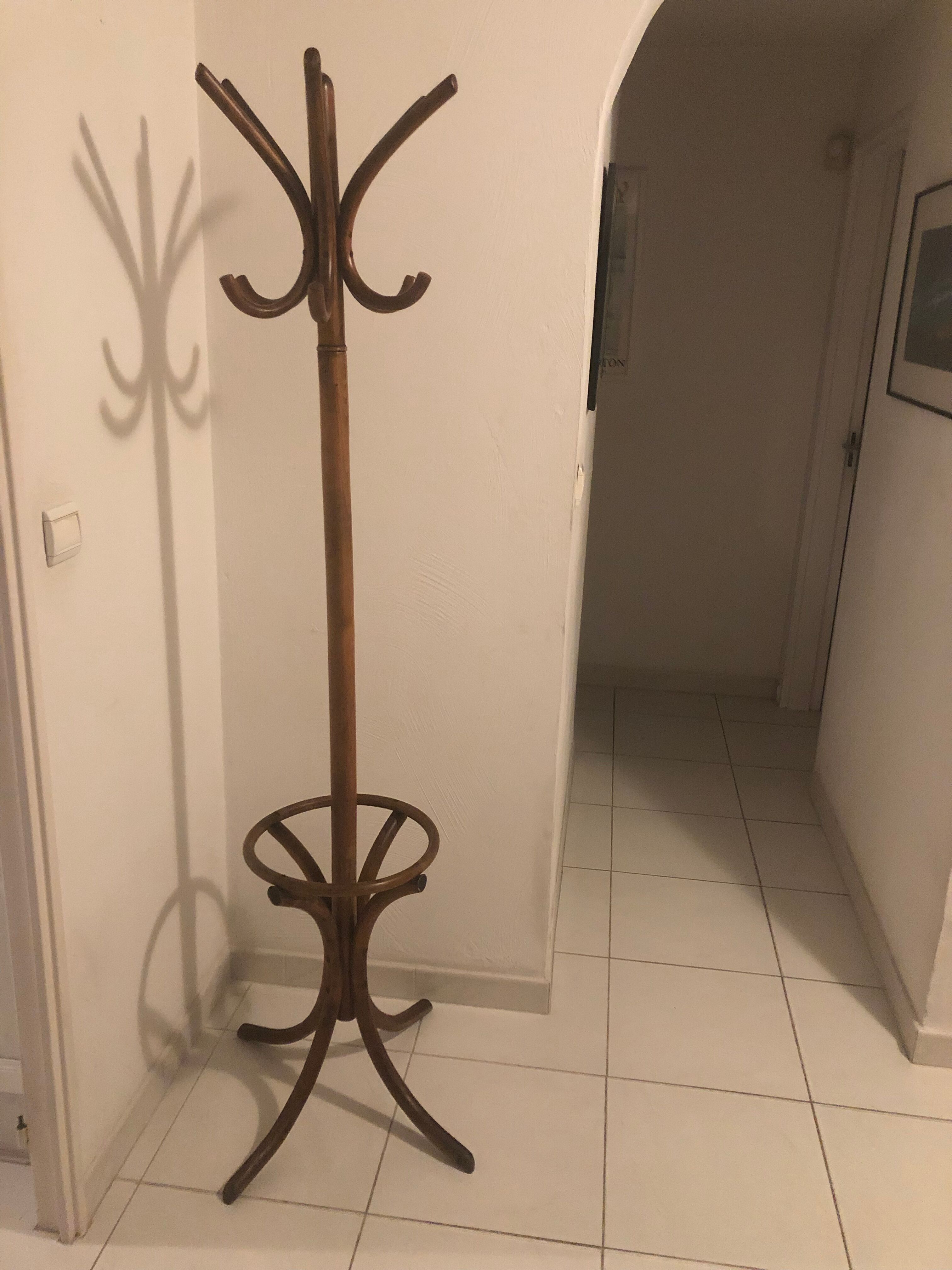 Vintage parrot coat rack