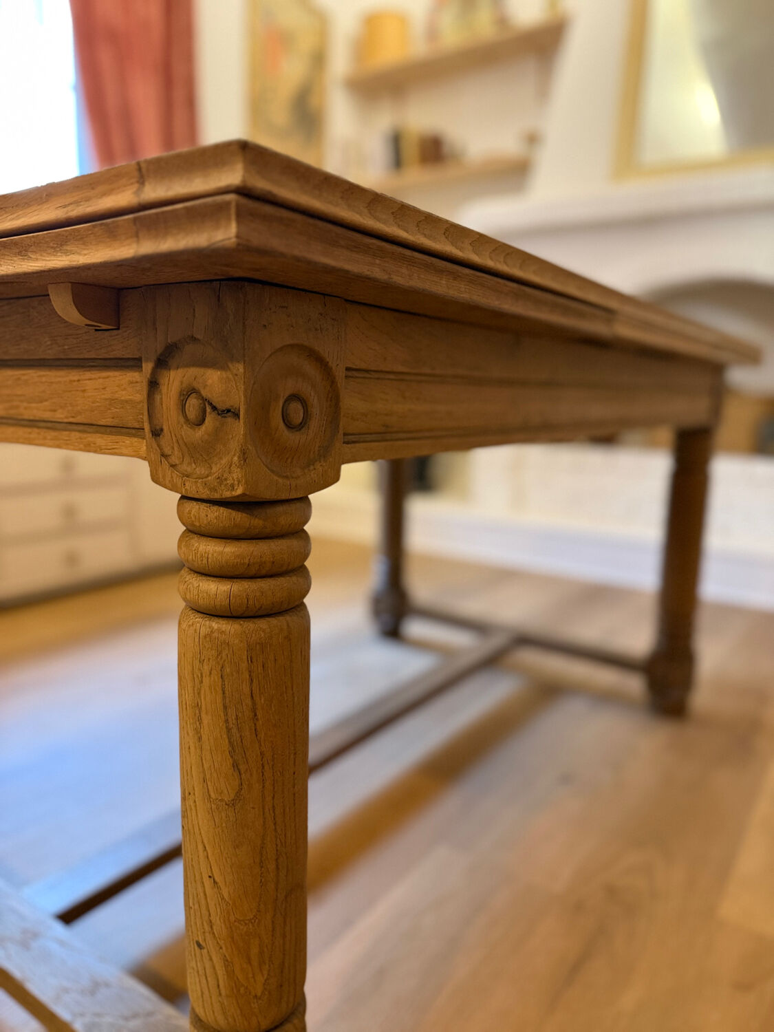 Farmhouse wooden table