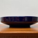 Dark blue pottery bowl from West Germany from the mid-century, 1960s.