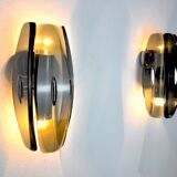 Pair of Veca wall lamps in Bakelite, Italy, 1970