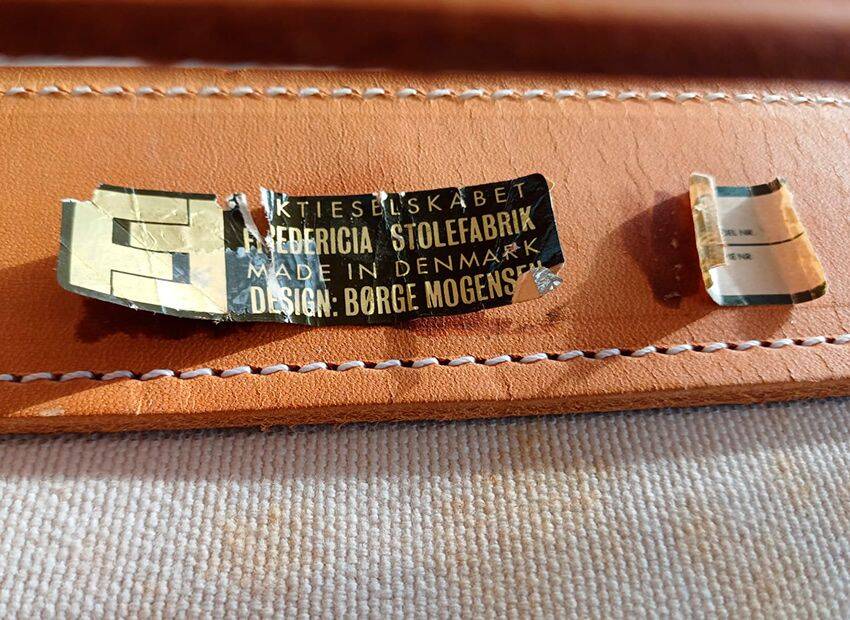 Borge Mogensen Spanish Chair for Fredericia Denmark 1958