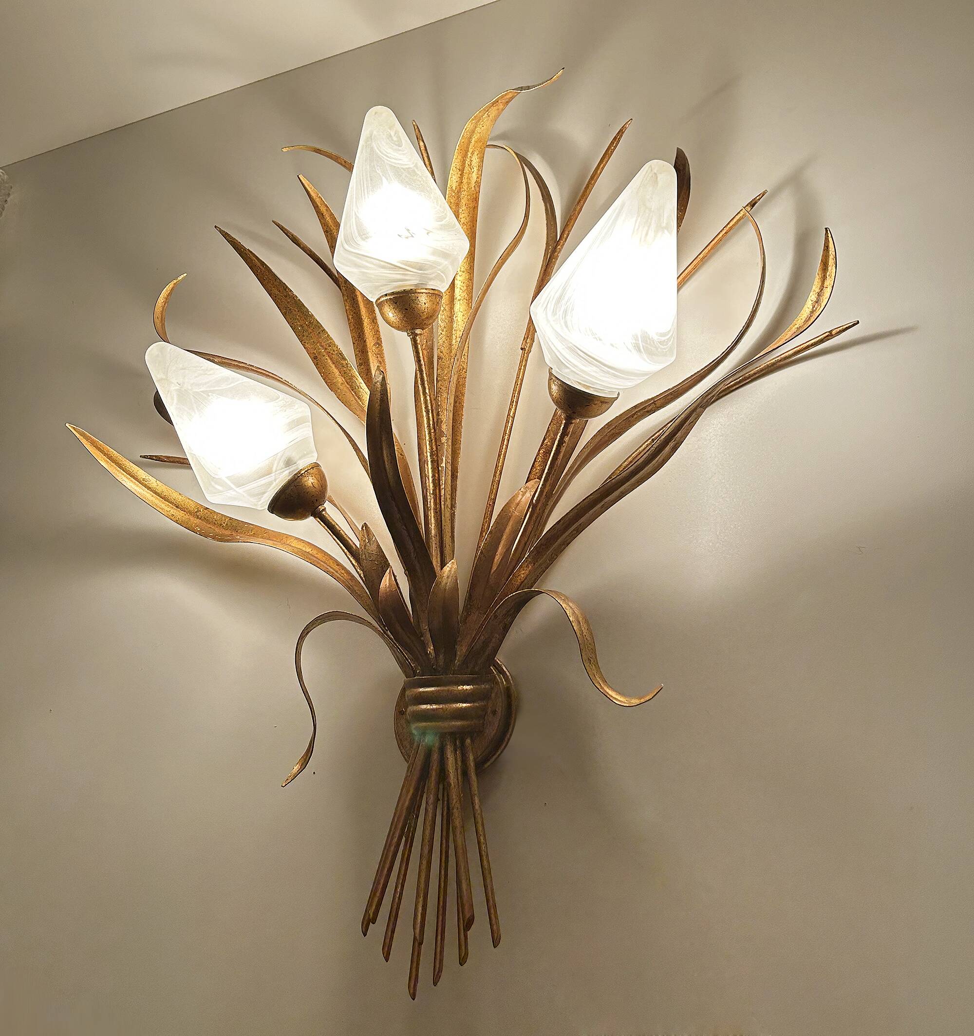 Large Vintage Wall Lamp