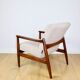 GFM-64 armchair, design by Edmund Homa from the 70s, beige boucle - 2 pieces available