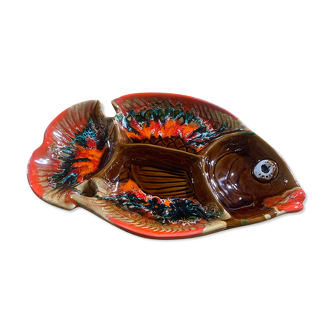 Vintage Vallauris fish dish