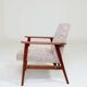 Vintage mid-century brown granola armchair 1970