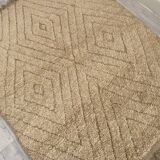 Handmade wool Berber rug 153 x 117 CM