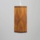 Hexagonal Pine Pendant Lamp – Sweden, 1970s