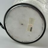 60s 70s table lamp bedside lamp chrome Doria glass space age design