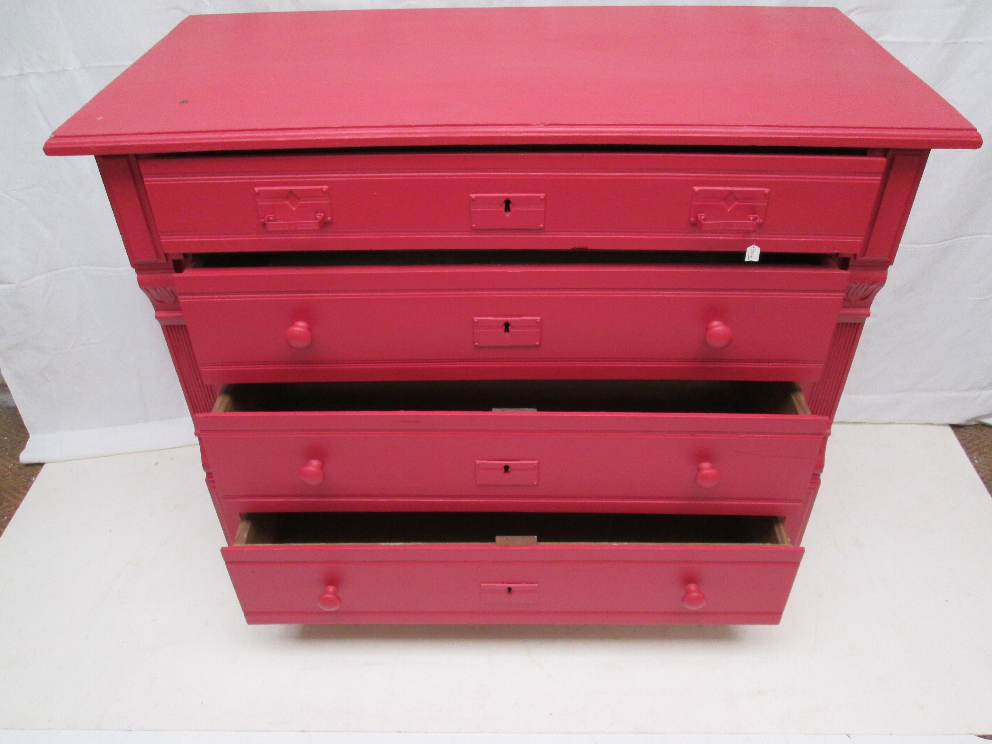 Danish pine chest of drawers redesigned