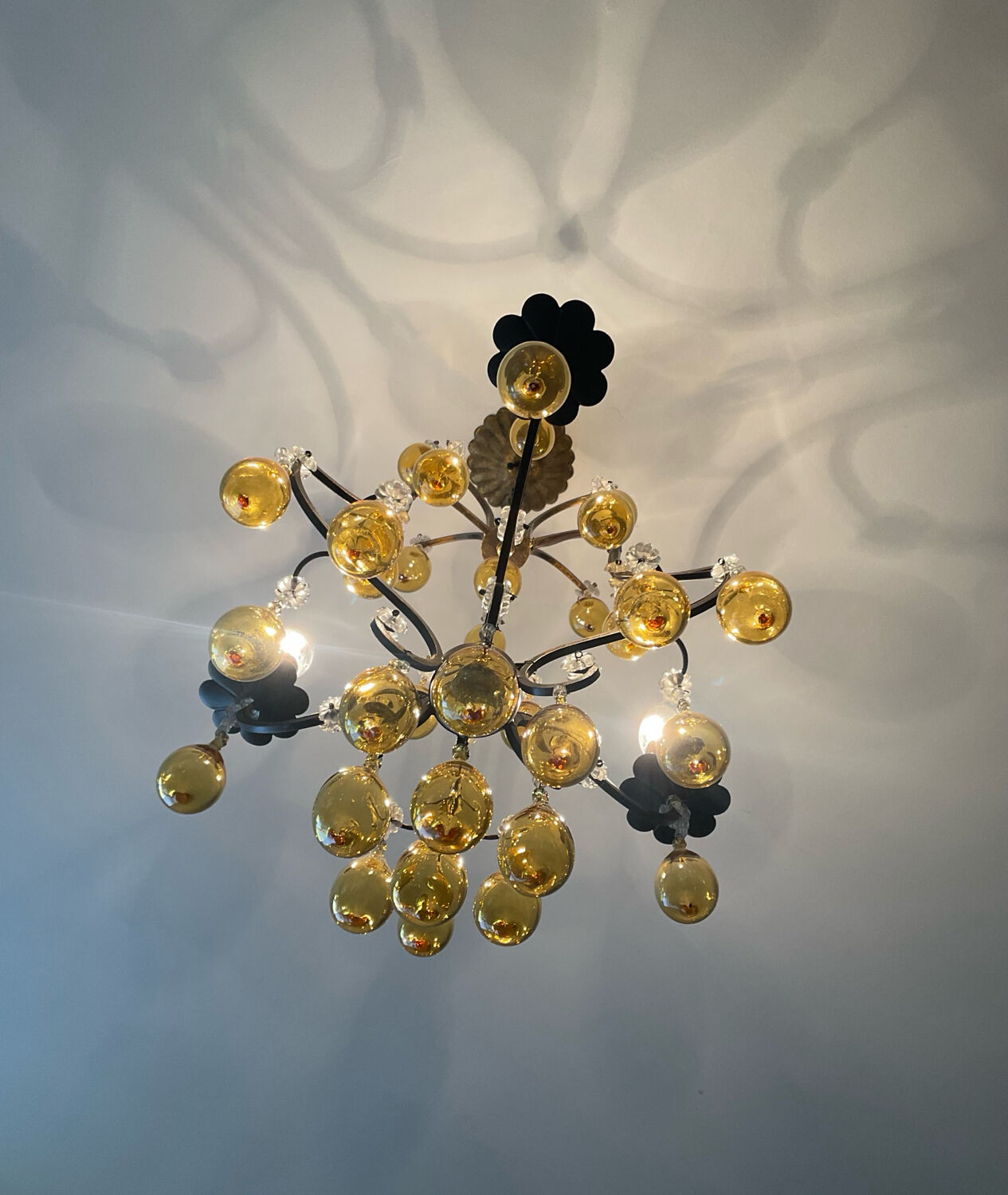 Antique Murano glass chandelier