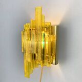 Pair of brutalist wall lights, Claus Bolby for Cebo Industri, Denmark, 1970.