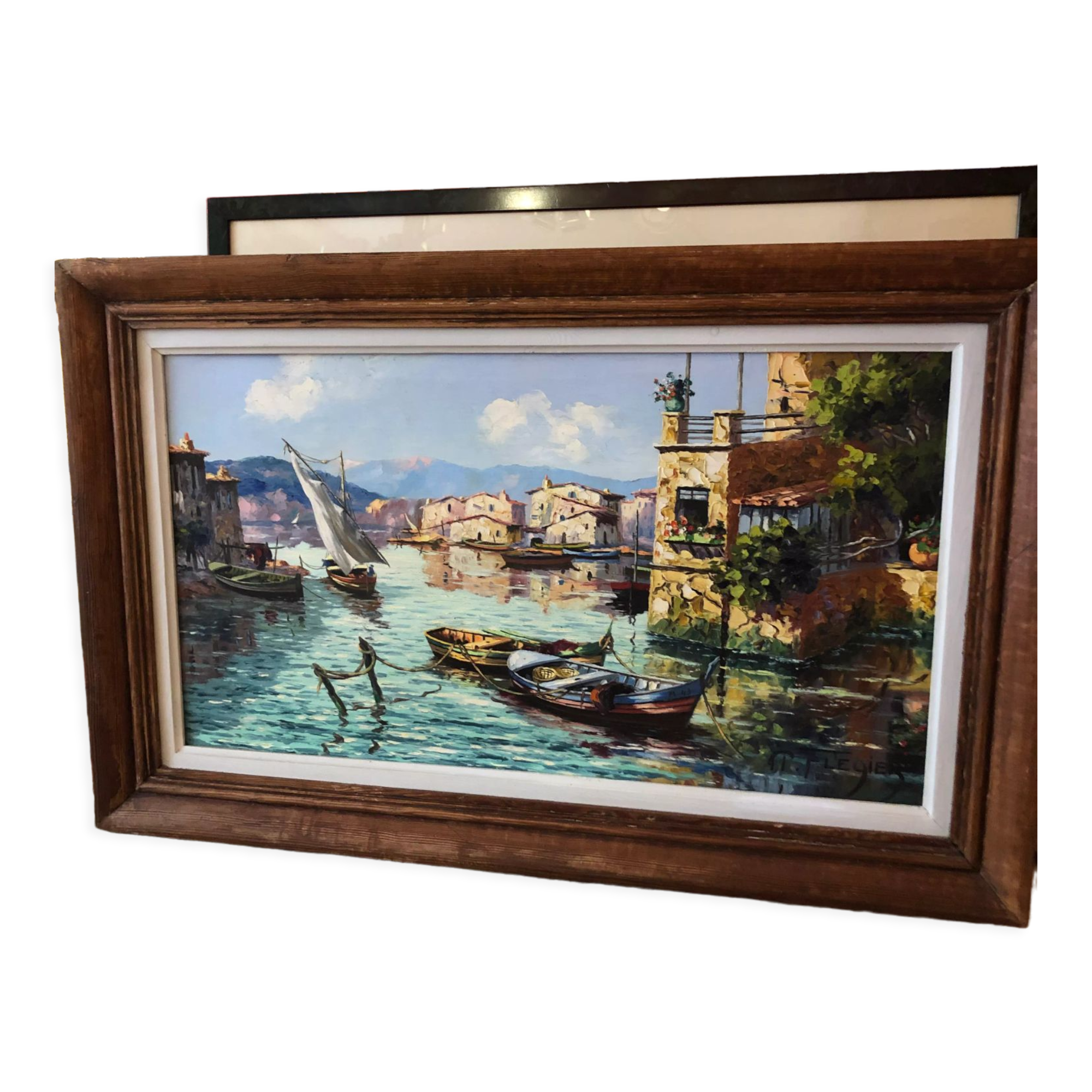 Painting by Max Flegier (XXth)