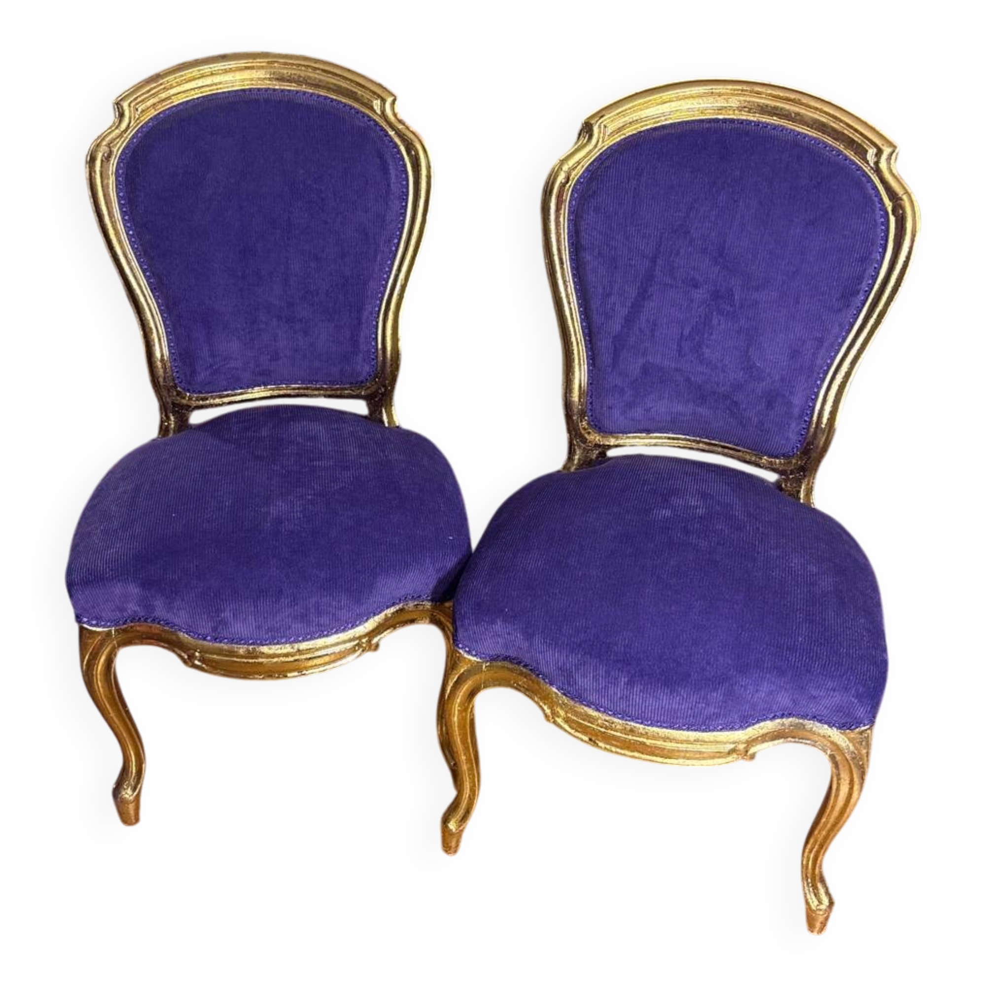 Set of 2 nursery-style chairs